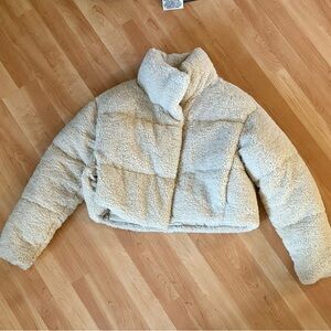 Zara Cream Fleece Jacket
